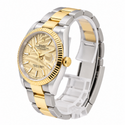 Rolex Datejust 36MM 126233 Palm Motif Dial Watch